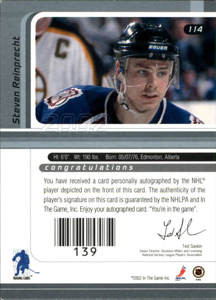 B3225- 2001-02 BAP Signature Series Base +Autos -You Pick- 15+ FREE US SHIP - Picture 147 of 287