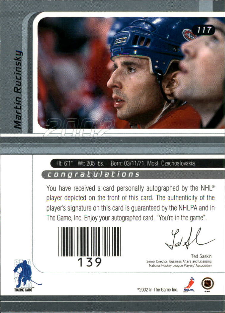 B3225- 2001-02 BAP Signature Series Base +Autos -You Pick- 15+ FREE US SHIP - Picture 151 of 287