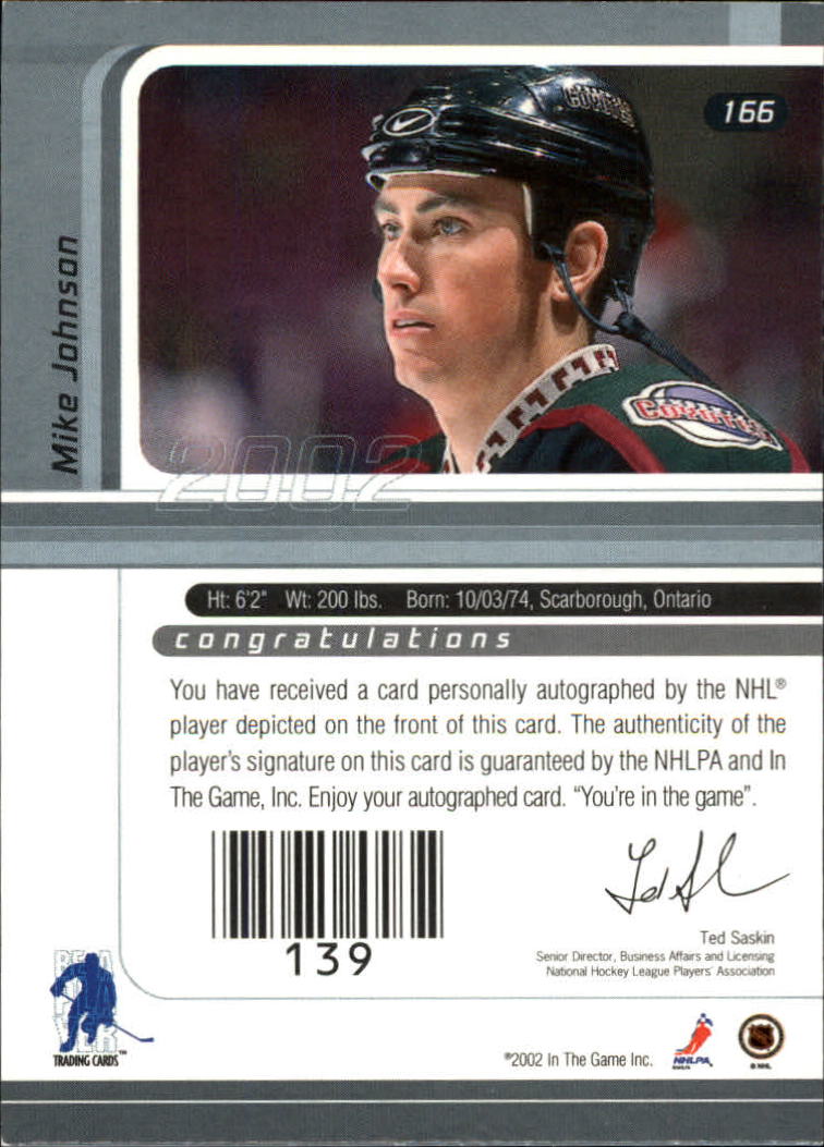B3225- 2001-02 BAP Signature Series Base +Autos -You Pick- 15+ FREE US SHIP - Picture 196 of 287