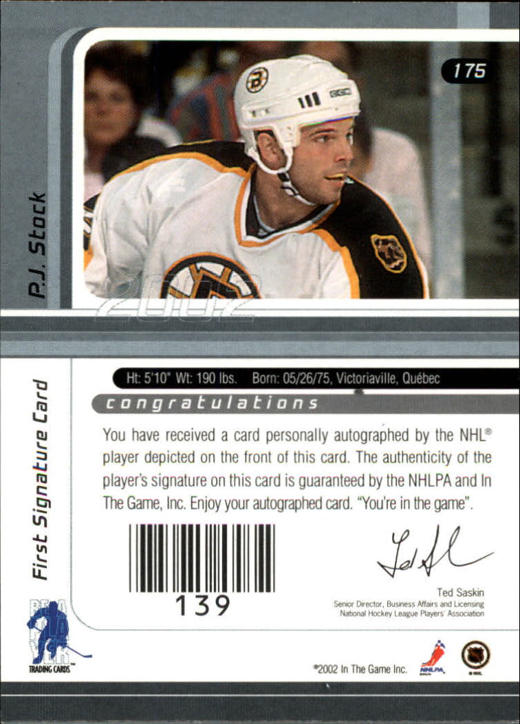 B3225- 2001-02 BAP Signature Series Base +Autos -You Pick- 15+ FREE US SHIP - Picture 210 of 287