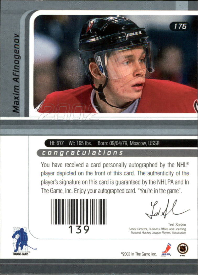 B3225- 2001-02 BAP Signature Series Base +Autos -You Pick- 15+ FREE US SHIP - Picture 212 of 287