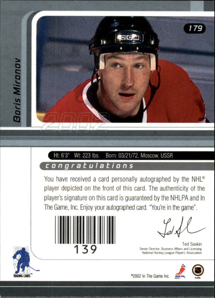 B3225- 2001-02 BAP Signature Series Base +Autos -You Pick- 15+ FREE US SHIP - Picture 214 of 287