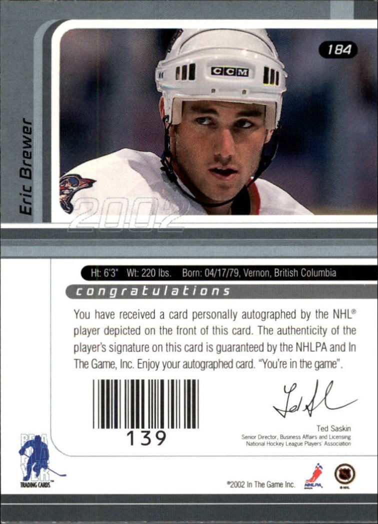 B3225- 2001-02 BAP Signature Series Base +Autos -You Pick- 15+ FREE US SHIP - Picture 218 of 287