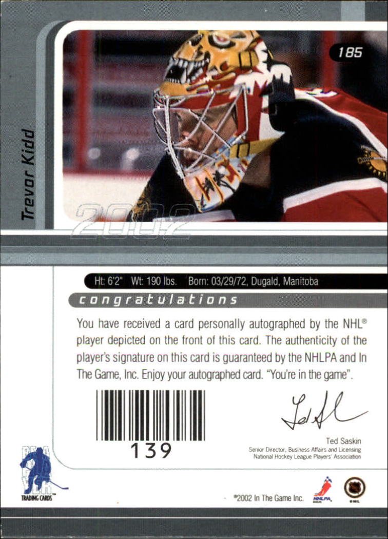 B3225- 2001-02 BAP Signature Series Base +Autos -You Pick- 15+ FREE US SHIP - Picture 220 of 287