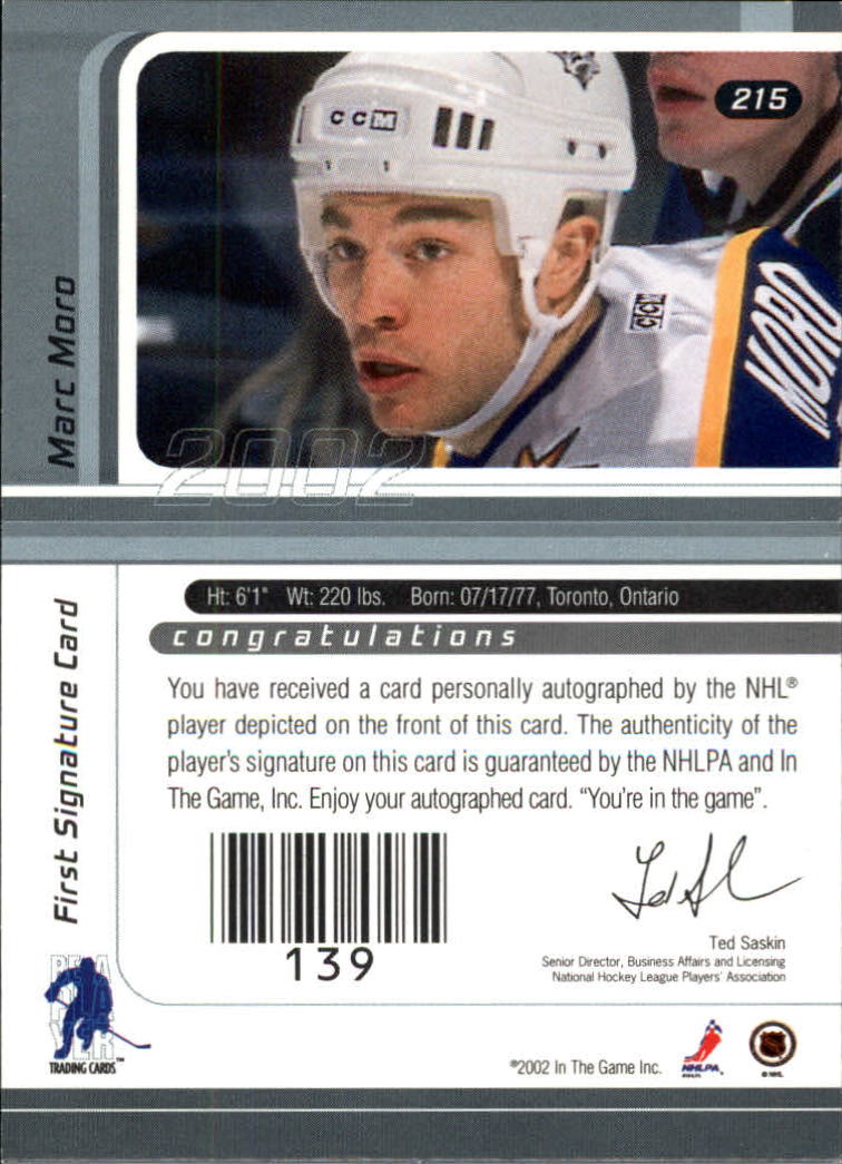 B3225- 2001-02 BAP Signature Series Base +Autos -You Pick- 15+ FREE US SHIP - Picture 239 of 287