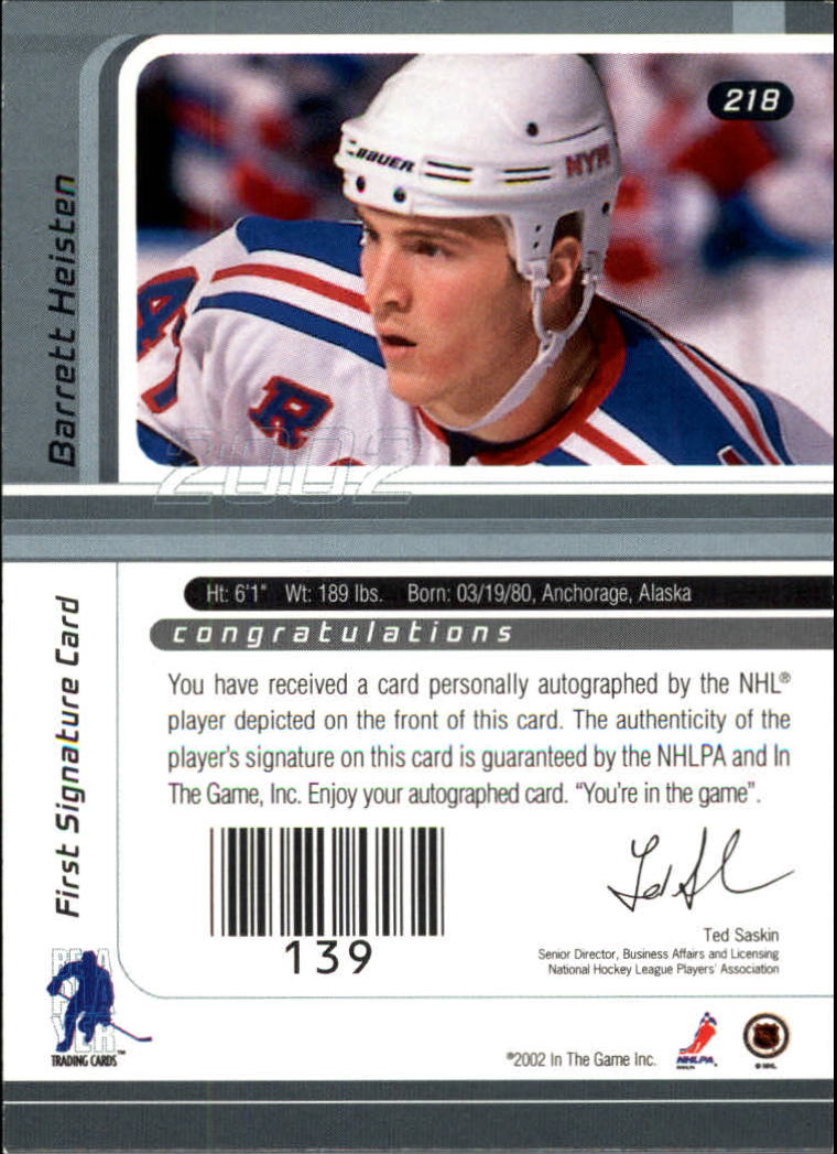 B3225- 2001-02 BAP Signature Series Base +Autos -You Pick- 15+ FREE US SHIP - Picture 243 of 287