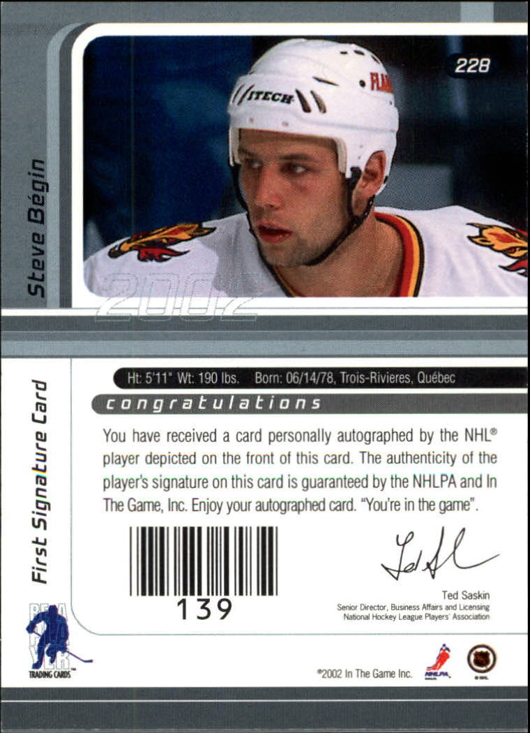 B3225- 2001-02 BAP Signature Series Base +Autos -You Pick- 15+ FREE US SHIP - Picture 255 of 287