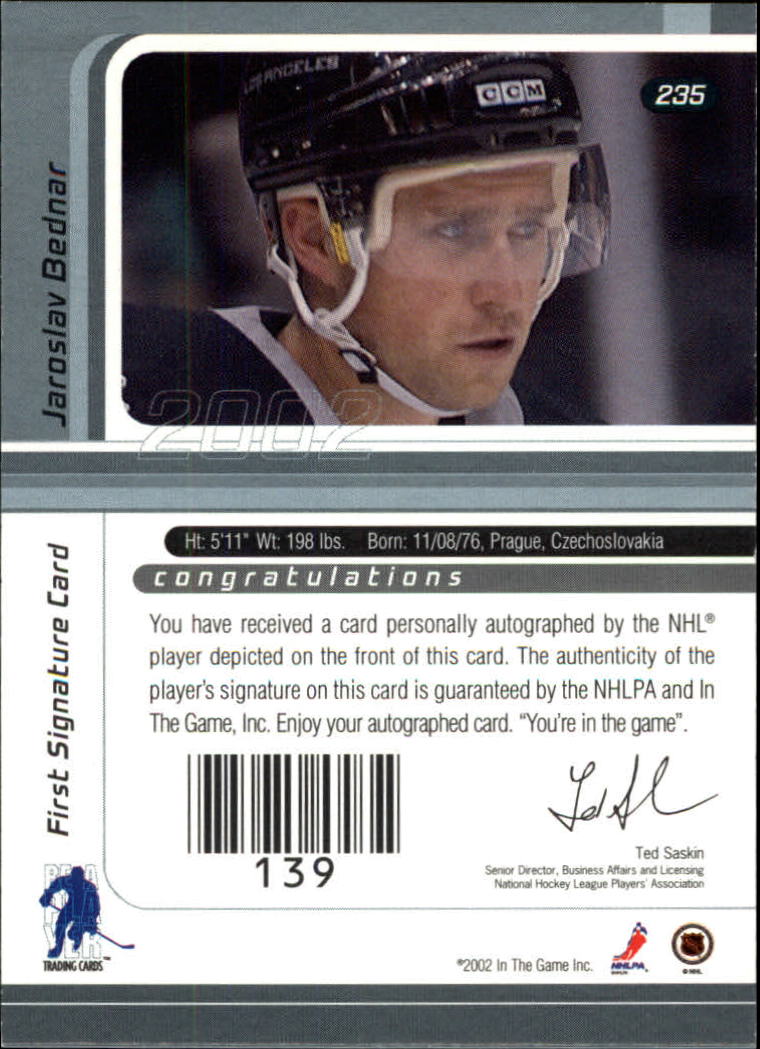 B3225- 2001-02 BAP Signature Series Base +Autos -You Pick- 15+ FREE US SHIP - Picture 267 of 287