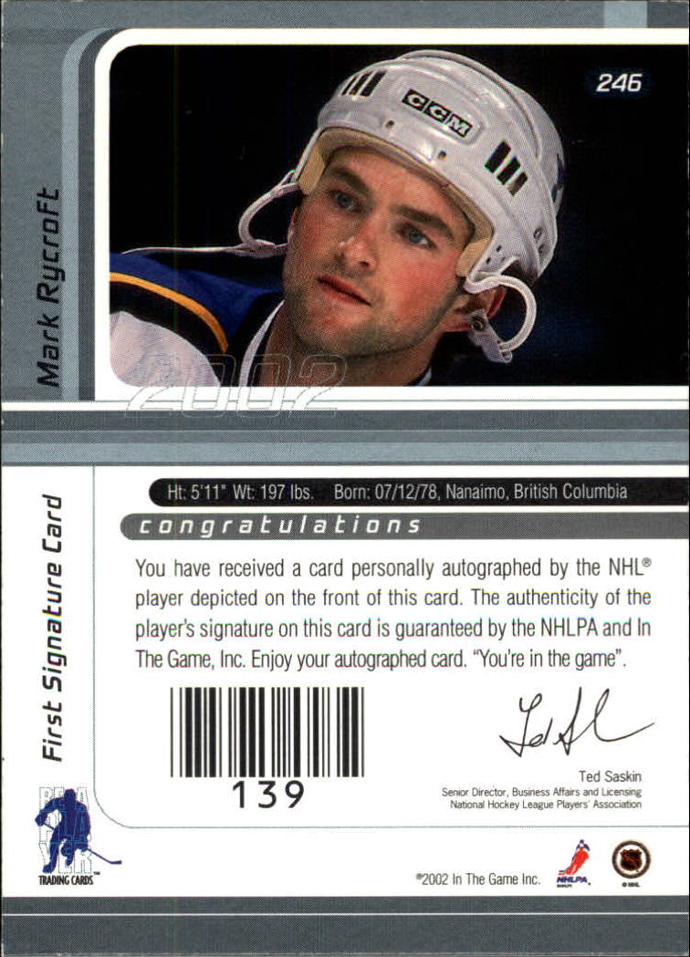 B3225- 2001-02 BAP Signature Series Base +Autos -You Pick- 15+ FREE US SHIP - Picture 277 of 287