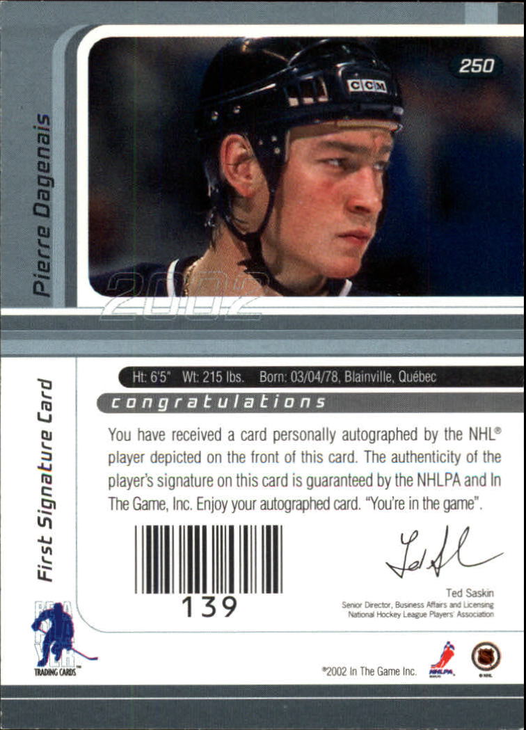 B3225- 2001-02 BAP Signature Series Base +Autos -You Pick- 15+ FREE US SHIP - Picture 283 of 287