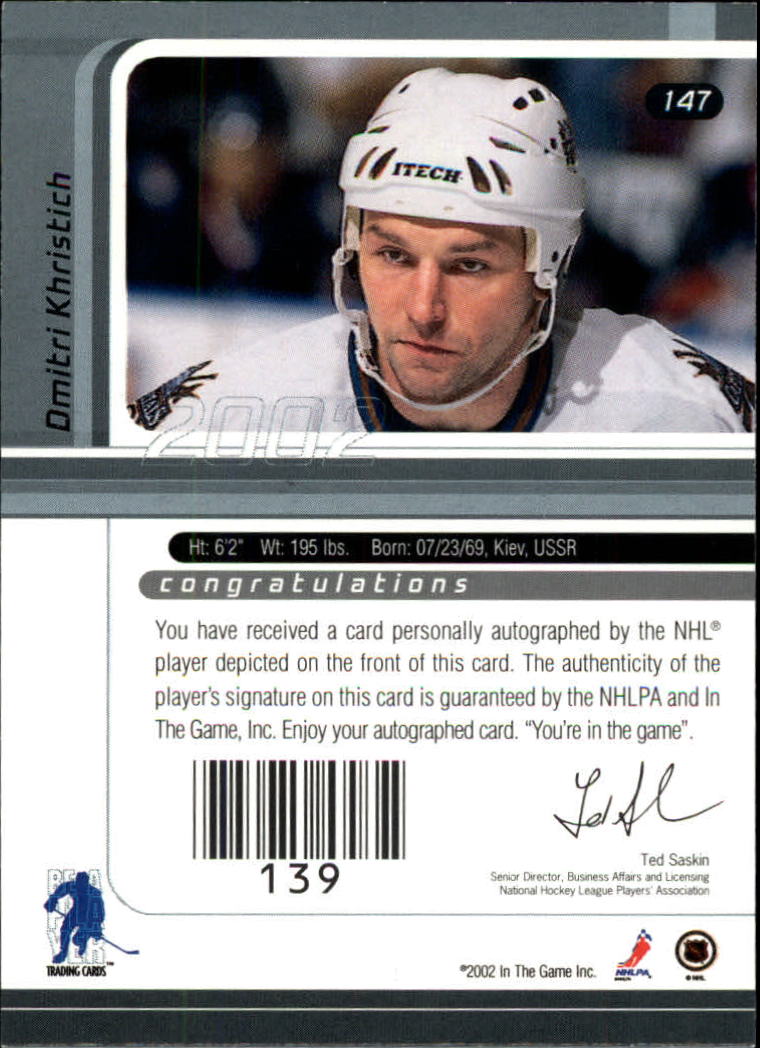 Sports Card Back