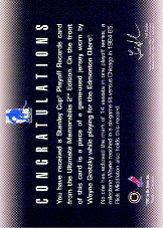 Sports Card Back