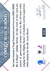 Sports Card Back