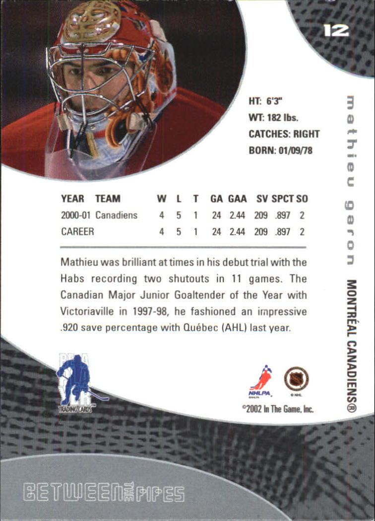 Sports Card Back
