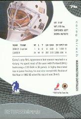 2001-02 Between the Pipes #76 Corey Hirsch back image