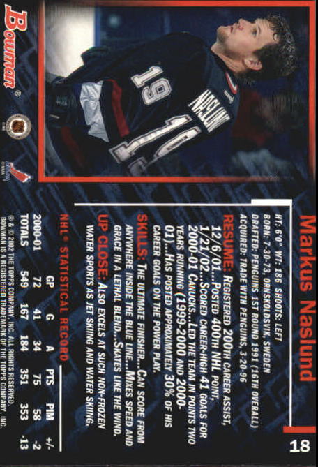 2001-02 Bowman YoungStars - #111 Tim Connolly