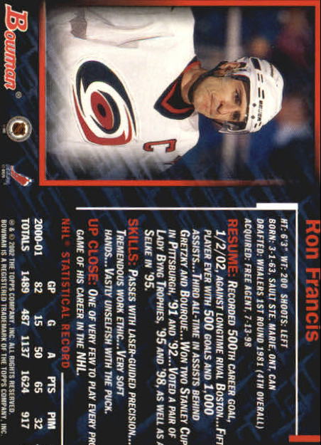 2001-02 Bowman YoungStars - #111 Tim Connolly