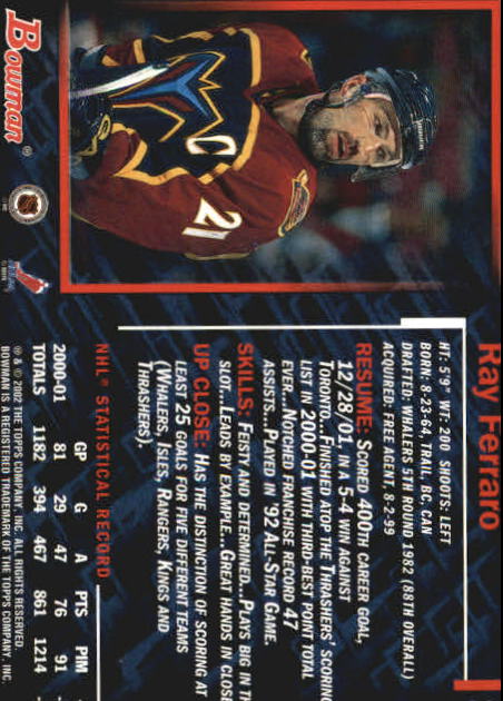 2001-02 Bowman YoungStars - #111 Tim Connolly