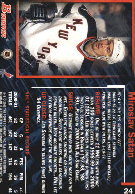 2001-02 Bowman YoungStars - #111 Tim Connolly