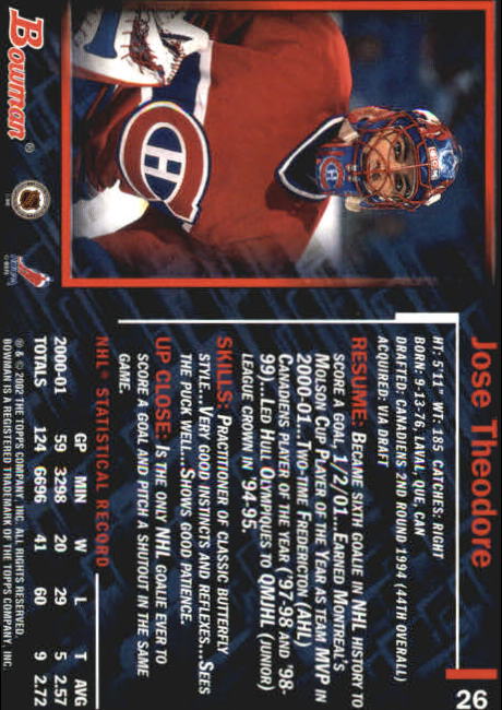 2001-02 Bowman YoungStars - #111 Tim Connolly