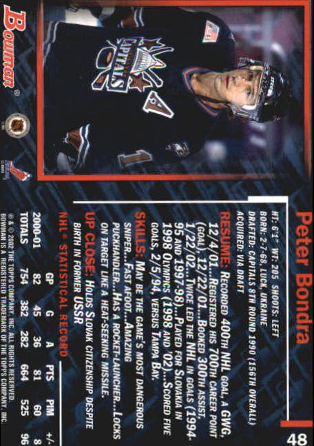 2001-02 Bowman YoungStars - #111 Tim Connolly