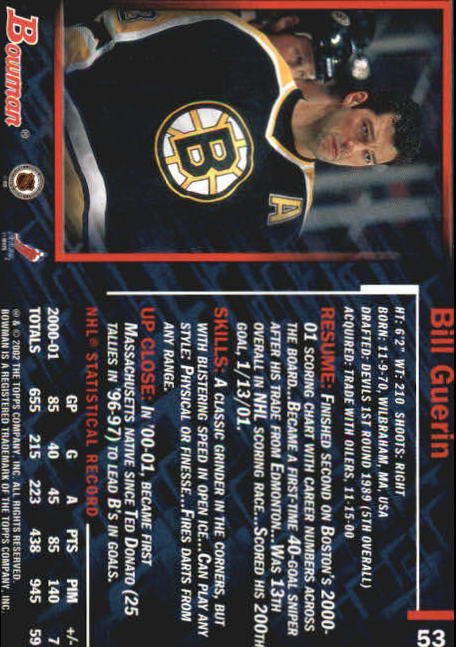 2001-02 Bowman YoungStars - #111 Tim Connolly