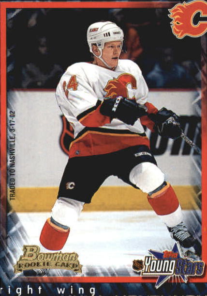 2001-02 Bowman YoungStars #54 Jukka Hentunen RC