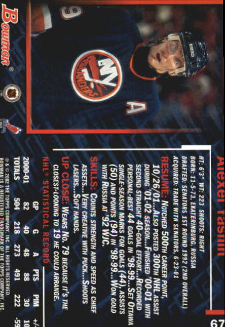 2001-02 Bowman YoungStars - #111 Tim Connolly