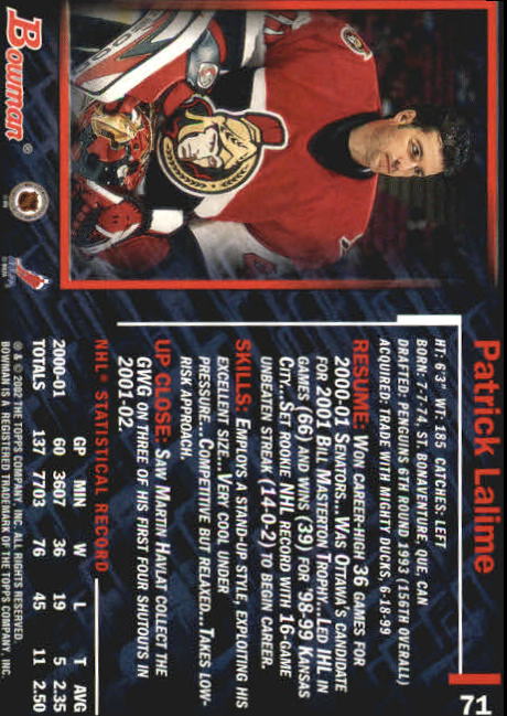 2001-02 Bowman YoungStars - #111 Tim Connolly