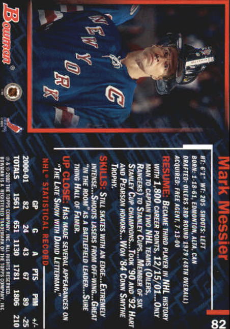 2001-02 Bowman YoungStars - #111 Tim Connolly