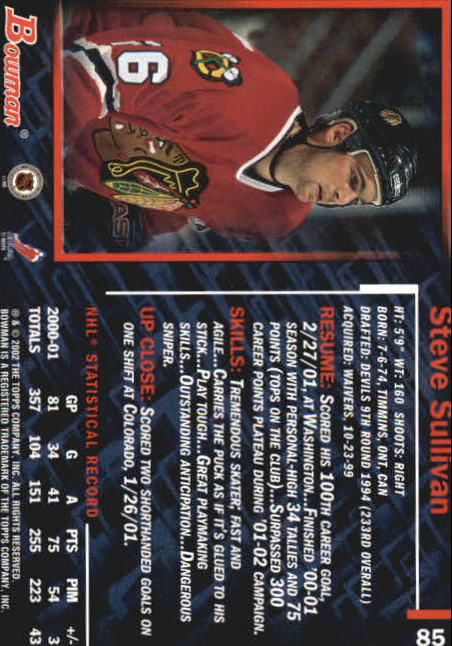 2001-02 Bowman YoungStars - #111 Tim Connolly