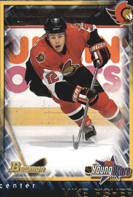 2001-02 Bowman YoungStars #112 Mike Fisher