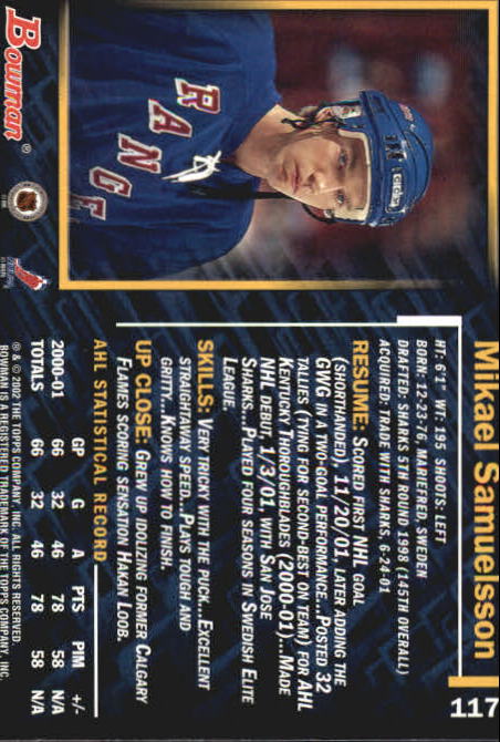 2001-02 Bowman YoungStars - #111 Tim Connolly