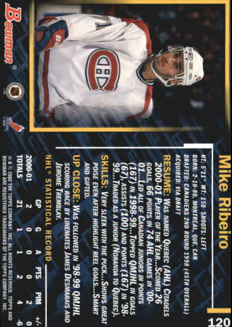 2001-02 Bowman YoungStars - #111 Tim Connolly