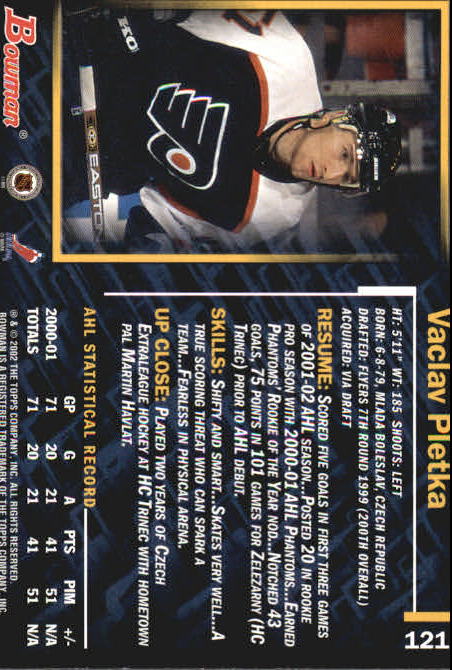 Sports Card Back