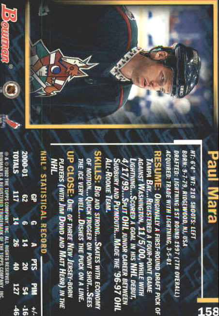 Sports Card Back