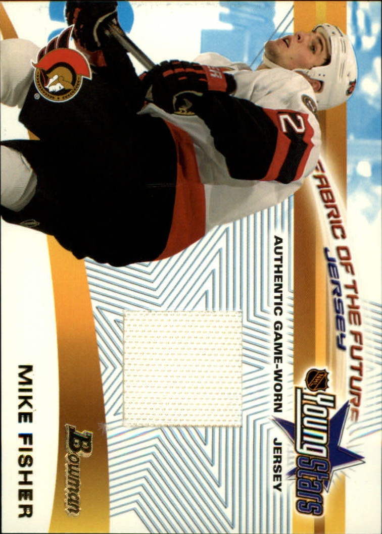 2001-02 Bowman YoungStars Relics #JMF Mike Fisher J