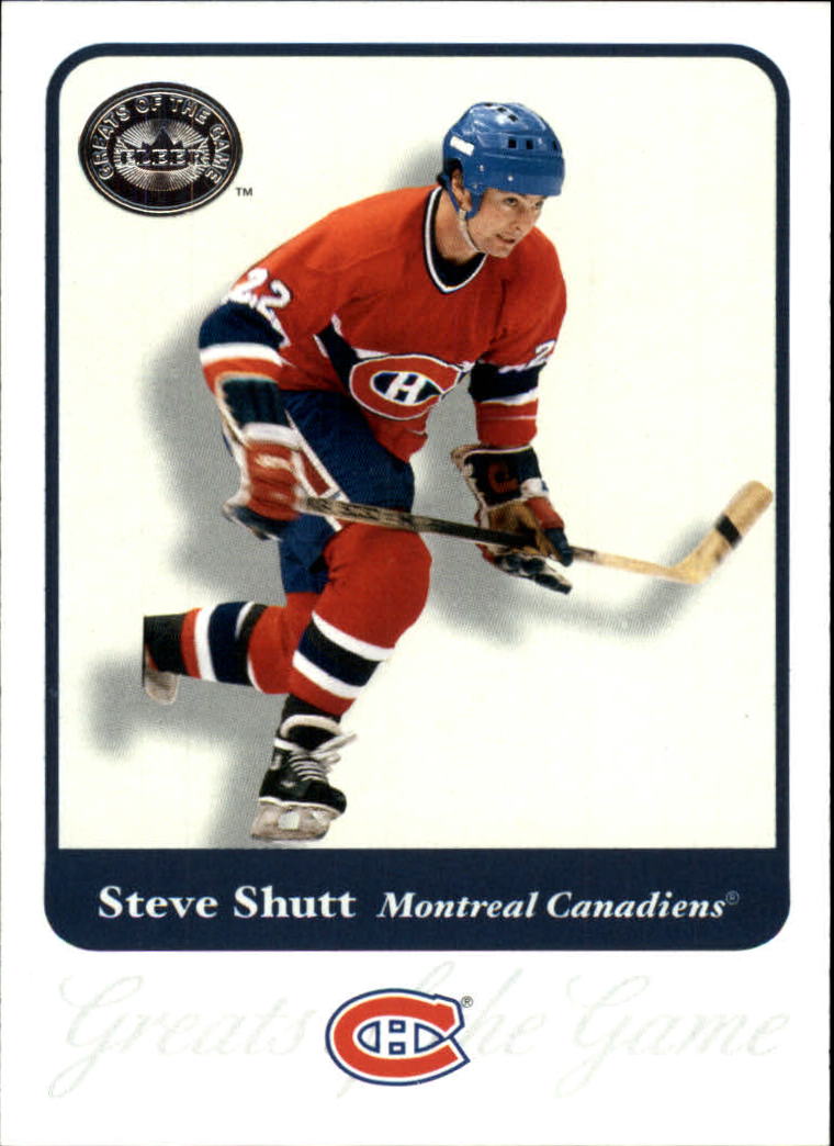 2001-02 Greats of the Game #12 Steve Shutt