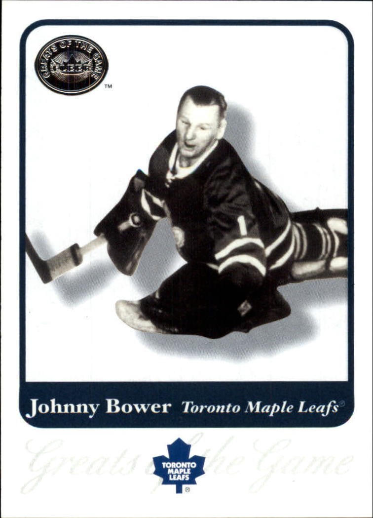 2001-02 Greats of the Game #14 Johnny Bower