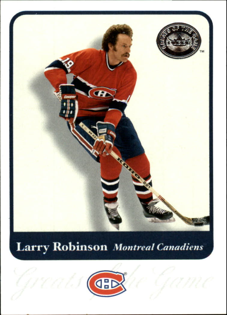 2001-02 Greats of the Game #44 Larry Robinson