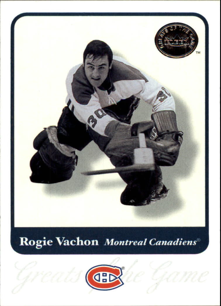 2001-02 Greats of the Game #68 Rogie Vachon