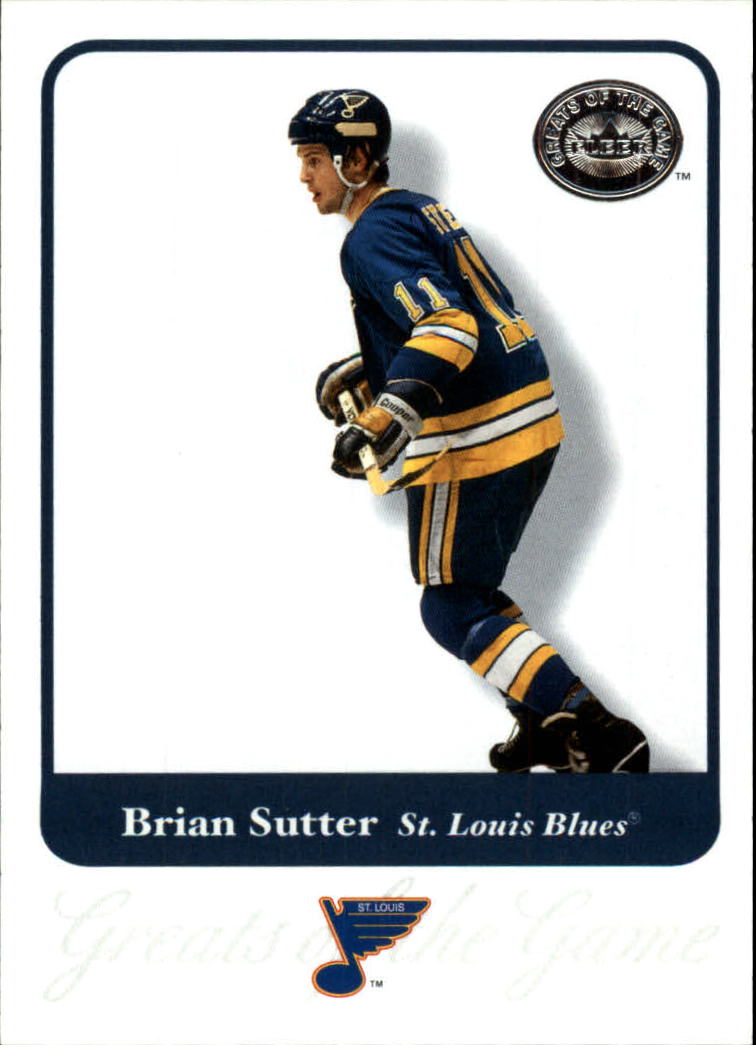 2001-02 Greats of the Game #69 Brian Sutter
