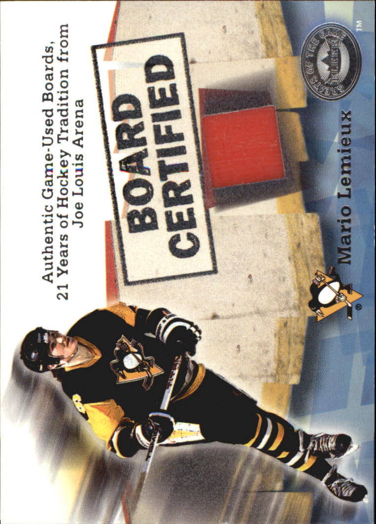2001-02 Greats of the Game Board Certified #3 Mario Lemieux