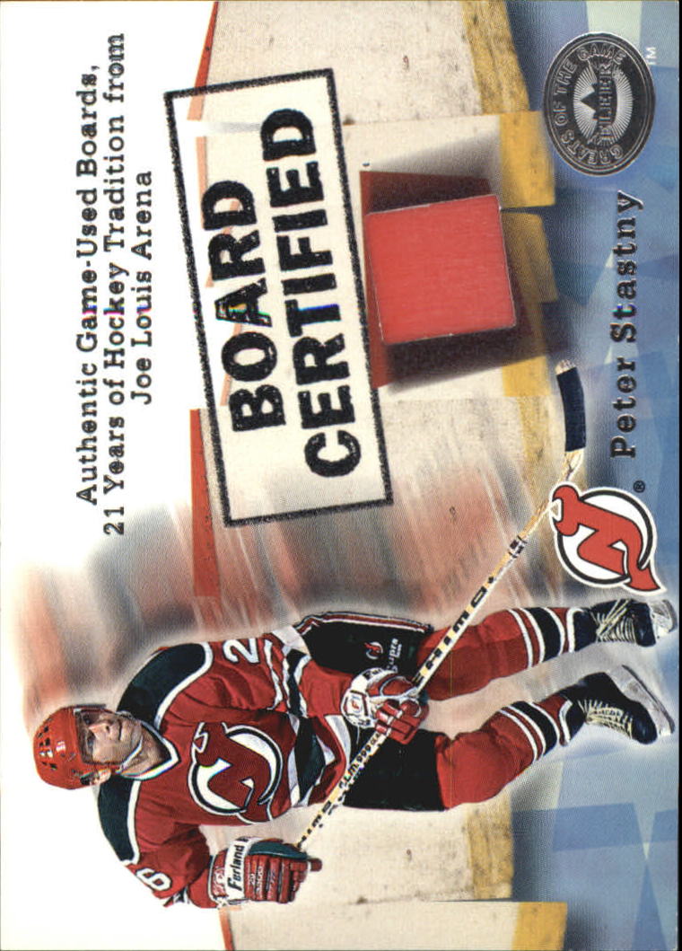 2001-02 Greats of the Game Board Certified #5 Peter Stastny