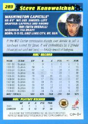 2001-02 O-Pee-Chee #203 Steve Konowalchuk back image