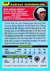 Sports Card Back