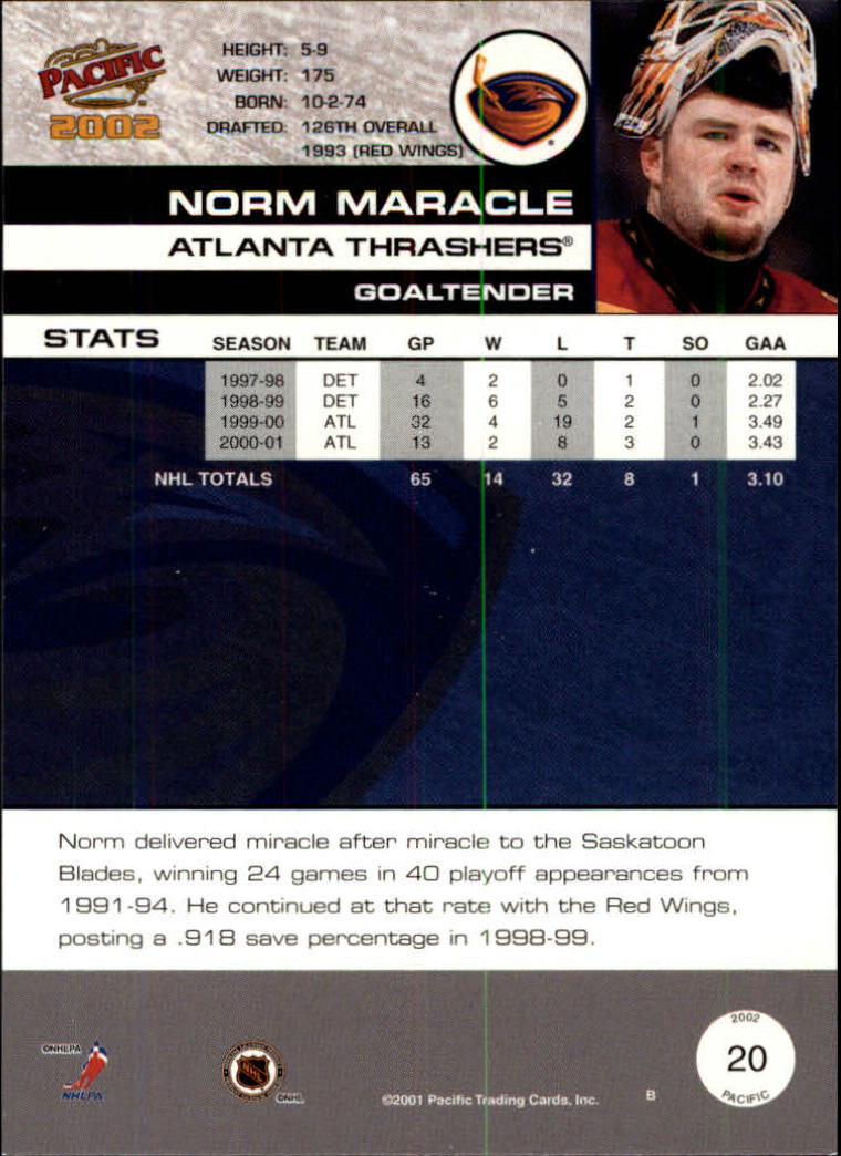B0106- 2001-02 Pacific Hockey Karten 1-452 + Rookies -du Pick- 15 + Free US - Bild 9 von 391