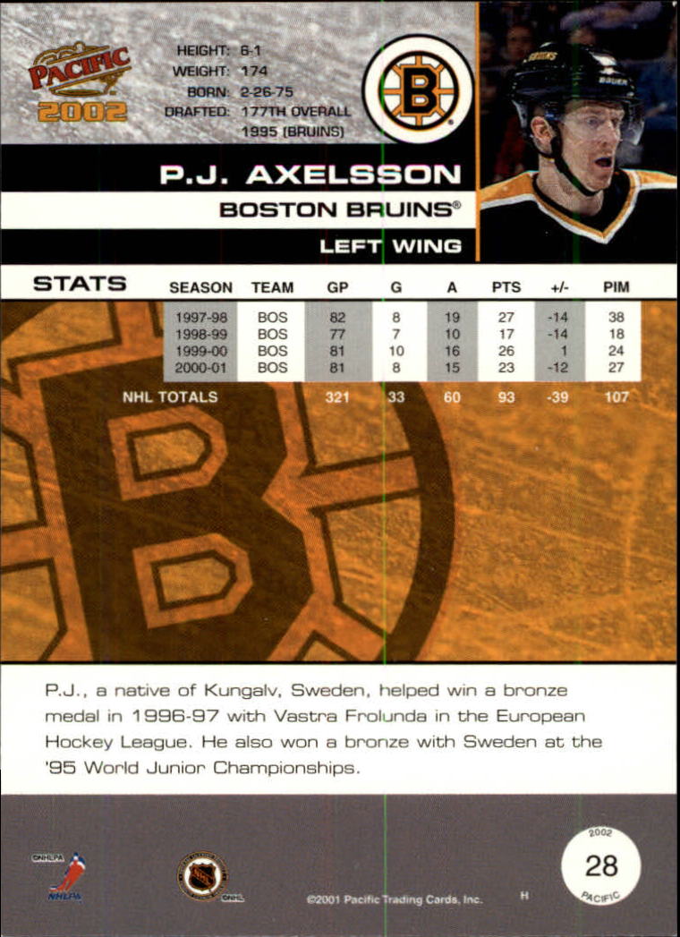 B0106- 2001-02 Pacific Hockey Karten 1-452 + Rookies -du Pick- 15 + Free US - Bild 19 von 391