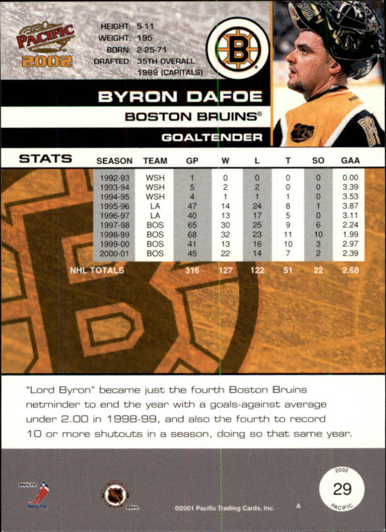 B0106- 2001-02 Pacific Hockey Karten 1-452 + Rookies -du Pick- 15 + Free US - Bild 21 von 391