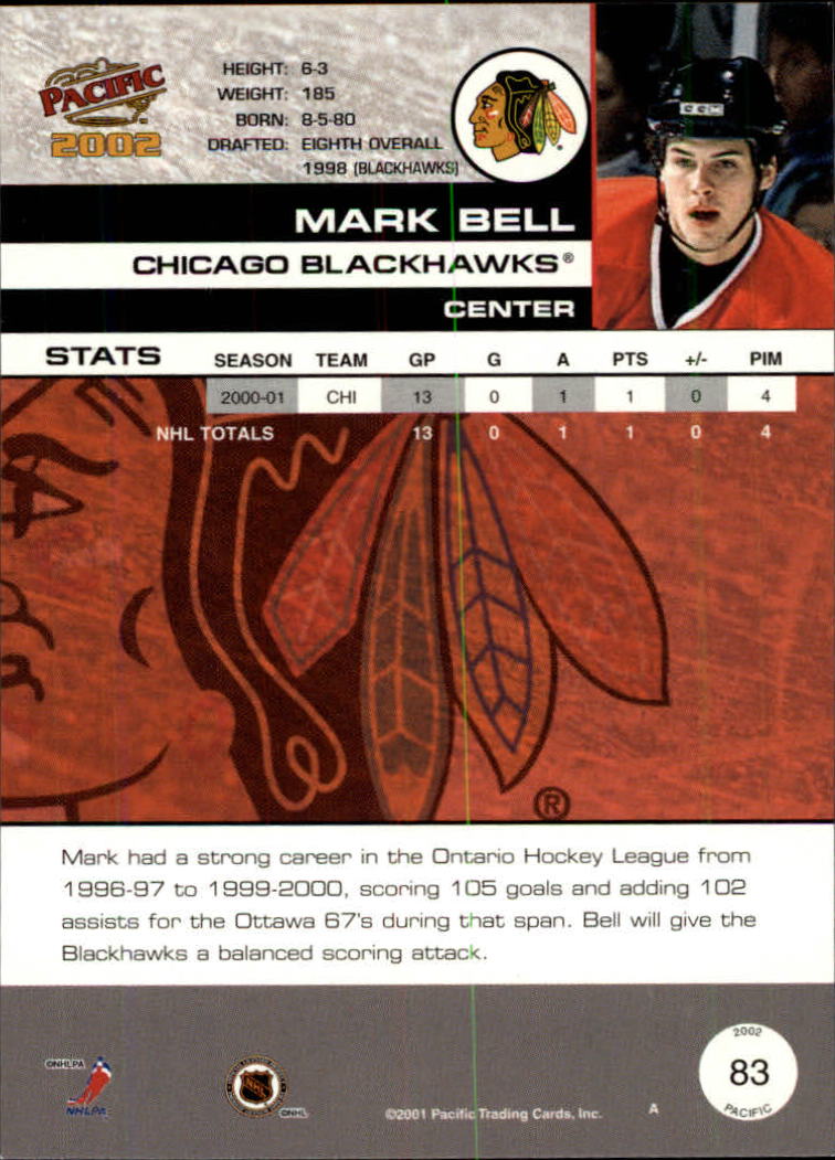 B0106- 2001-02 Pacific Hockey Karten 1-452 + Rookies -du Pick- 15 + Free US - Bild 51 von 391